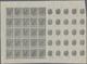 Serbien: 1905, King Peter I., Combined Proof Sheet In Black, Showing 25 Full Designs Of 5pa. Value A - Serbien