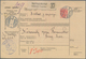 Serbien - Ganzsachen: 1904 Commercially Used Postal Stationery Parcel Card 10 Para Red From Belgrade - Serbien