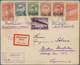 Sowjetunion: 1932 Registered Airmail Cover From Leningrad To Berlin, Germany Franked By 1931 Zeppeli - Storia Postale