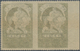 Sowjetunion: 1923 'Exhibition' 2r. Green/pale Green, Left-hand Marginal Pair, Perf 12½, IMPERF VERTI - Covers & Documents