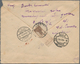 Sowjetunion: 1924 Registered Letter From Vladivostok With Rare Single Franking 50 Kopeken Brown From - Briefe U. Dokumente