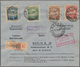 Sowjetunion: 1924 Air Set Of Four Used On Registered Cover From Moscow (6.9.24) To Berlin, With Reg. - Covers & Documents