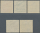 Sowjetunion: 1934 Air Complete Set Of Five, 5k To 50k With Watermark Sideways, 80k With Watermark Up - Covers & Documents