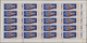 Sowjetunion: 1965 'Woshod 2' 10k. Blue & Orange, Perf 12½x12, COMPLETE SHEET OF 20 MINT NEVER HINGED - Covers & Documents