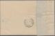 Spanien: 1867, 25 M. And 50 M. Tied Blue Carreta "19" In Blue To Entire Folded Letter Dated "Aguilla - Gebraucht
