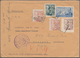 Spanien: 1939 Registered Cover From Madrid To Oakland With Very Good Franking From I.a. 10 Cts. Brow - Used Stamps