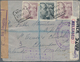 Spanien: 1942, Letter From BURGOS Via San Sebastian And Madrid To DUBLIN/Scotland With Spanish And E - Gebraucht