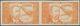 Spanien: 1944, Airmail Stamp 5pts. "Dr.Thebussem", Color Variety "orange", Imperforated Horiz. Pair, - Gebraucht