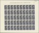 Delcampe - Spanien: 1950, Centenary Of Spanish Stamps, Complete Set Of Eight Values In Sheets Of 50 Stamps, Min - Gebraucht