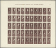 Delcampe - Spanien: 1950, Centenary Of Spanish Stamps, Complete Set Of Eight Values In Sheets Of 50 Stamps, Min - Gebraucht