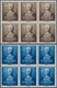 Spanien: 1951, 500th Birthday Of Queen Isabella I. Complete Set In Blocks Of Six, Mint Never Hinged, - Gebraucht