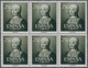 Delcampe - Spanien: 1951, 500th Birthday Of Queen Isabella I. Complete Set In Blocks Of Six, Mint Never Hinged, - Gebraucht