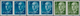 Spanien: 1955, Definitives "General Franco", 20c. Blue, 1pts. Blue And 5pts. Olive-green, Three Colo - Gebraucht