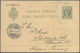 Spanien - Ganzsachen: 1907. Reply Card 10c+10c Green Alfonso XIII Infante "Elobey, Annobon Y Corisco - 1850-1931