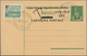 Triest - Zone B - Ganzsachen: 1947/1948, L5 Postal Stationary Card, Created By Overprinting Jugoslav - Poststempel