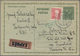 Tschechoslowakei - Ganzsachen: 1933/1937, 90 H Green And 50 H Green (vertical Fold) Two Postal Stati - Postkaarten