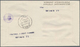 Tschechoslowakei - Ganzsachen: 1955 Commercially Used And Uprated (twin!) Postal Stationery Envelope - Ansichtskarten