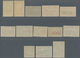 Türkei: 1919, Armistice Overprints, Complete Set Of 13 Values, Fresh Colours And Well Perforated, Mi - Briefe U. Dokumente