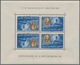 Delcampe - Ungarn: 1947, Roosevelt, Complete Set Of Eight Values In Tête-bêche Mini Sheets Of Four Stamps Each, - Used Stamps