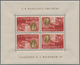 Delcampe - Ungarn: 1947, Roosevelt, Complete Set Of Eight Values In Tête-bêche Mini Sheets Of Four Stamps Each, - Gebraucht