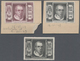 Vatikan: 1948: 100 L Pope Pius XII, Two Proofs, One In Different, Not Issued Color (brownish Lila), - Unused Stamps