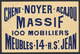 Imprimé Publicitaire Privé Type épaulette N°2 (Ameubleuments R. St Jean, Bruxelles) + N°53 Préo Peu Lisible Vers BXL. - 1893-1900 Schmaler Bart