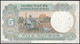 TWN - INDIA 80r - 5 Rupees 1992-1997 Inset Letter B - Series 38S Pinholes - Signature: Rangarajan﻿ AU/UNC - India