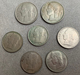 Lot De 7 Monnaies De Belgique—1 (x5) Et 5 Francs (x2) De 1951 à 1967 - Non Classés