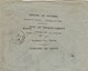 PAIRE SEMEUSE 5C SUR ENVELOPPE ILLUSTREE STE GENERALE COFFRES FICHET AUBUSSON CREUSE 1913 POUR AHUN - 1877-1920: Période Semi Moderne