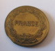 France - Monnaie 2 Francs "FRANCE" 1944 Fautée / Faute De Frappe, Flan Clipé - Philadelphie - Rare - Autres & Non Classés