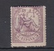 ESPAÑA.  EDIFIL 144 *.  5 CT VIOLETA ALEGORÍA DE LA JUSTICIA. - Unused Stamps