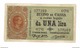 1 Lira UMBERTO I° Serie 076 09 11 1895 Angoli Smussati E Forellino Di Spilla Ottimo Bb+ LOTTO 1410 - Italië – 1 Lira