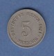 Deutsches Reich Kursmünze 5 Pfennig 1911 G - Sonstige & Ohne Zuordnung