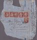 GB - CRIMEA 1855 PART COVER SG26 X 6 FRANKING - Covers & Documents