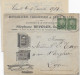 1914 - TUNISIE - SUPERBE ENVELOPPE PUB ILLUSTREE RECTO-VERSO De TUNIS => LYON - Covers & Documents