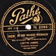 78 Trs  Pathé PA 2293  - Etat  B - LISETTE JAMBEL - JE ME MARIE DEMAIN - LE PETIT CHAPERON ROUGE - 78 Rpm - Schellackplatten