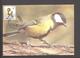 Carte Maximum - FDC - Oiseaux De Buzin - Mésange Charbonnière  - Timbre N° 2460 - 1985-.. Uccelli (Buzin)