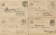 Kl. Lot GS Ungarn 1874-1917, Gestpl., Dab.interess.Stpl. - Postal Stationery