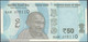 TWN - INDIA 111a - 50 Rupees 2017 Series 5AM - Signature: Patel﻿ UNC - India