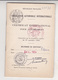 Fixe Certificat International Pour Automobiles Paris 1954 Concernant Une Moto Ancienne FN Belgique Fabrique Nationale - Motorfietsen