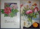 2 Cartes Fantaisie Pivoines épanouies Et Majestueuses Pivoines  APBP - Autres & Non Classés