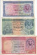 EGYPT 1 5 10 EGP POUNDS 1960 P-30 P-31 P-32 Sig/REFAEI #11 LOT VF */* - Egypt