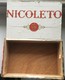 Boîte à Cigares Vintage En Bois NICOLETO ANVERS - Other & Unclassified