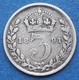 UK - Silver 3 Pence 1891 KM# 758 Victoria (1837-1901) - Edelweiss Coins - Other & Unclassified