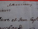 RR MARQUE MANUSCRIT D AMIENS,SOMME (PICARDIE) Pour Marchand à VALENCIENNES-NORD -1695 - ....-1700: Précurseurs