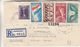 Afrique Du Sud - Lettre Recom De 1961 - Oblit Johannesburg - Exp Vers Rotterdam - Drapeaux - Lettres & Documents