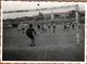 Photo Originale Football & Ballon Dans Les Airs Dégagé Par Le Gardien De But En Plein Match De Militaires Du III Reich - Sports