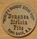 USA Bonanza Sirloin Pits  Wooden Nickel - Professionals/Firms