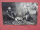 RPPC  Couple With Wild Animal  Has Crease   Ref  3850 - Other & Unclassified