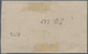 Baden - Marken Und Briefe: 1860/64, Briefstück Mit Wappen 1 Kr. Schwarz Eng Gezähnt, Linierter Grund - Other & Unclassified